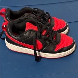 Nike Kids Red and Black Sneakers